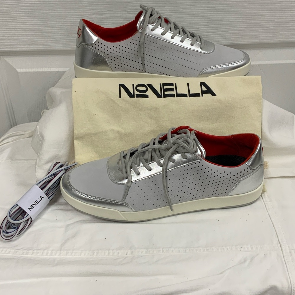 Novella The Mirror Sneakers size 12 men’s Discontinued collectors all leather!